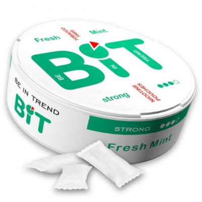 Снюс BiT Fresh Mint 13 г 20 мг/г (бестабачный, тонкий)