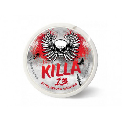 Снюс Killa 13 (Energy Drink) 16 г 16 мг/г (бестабачный, тонкий)