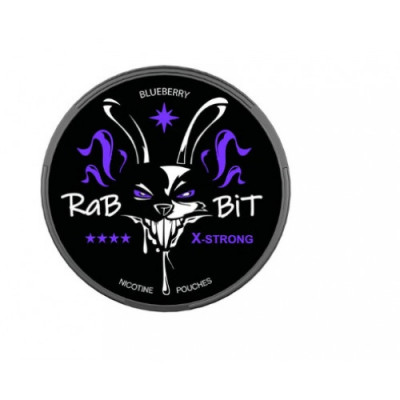 Снюс RaBBiT Blueberry 13 г 26 мг/г (бестабачный, тонкий)