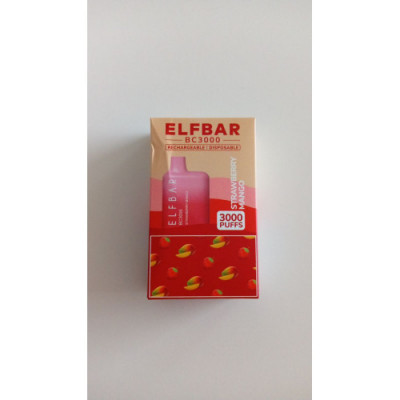 Электронная сигарета Elf Bar BC3000 Strawberry Mango (Клубника Манго) 2% 3000 затяжек