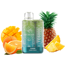 Электронная сигарета Elf Bar TE6000 Hawaii Punch (Гавайский пунш) 5% 6000 затяжек