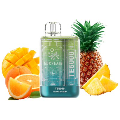 Электронная сигарета Elf Bar TE6000 Hawaii Punch (Гавайский пунш) 5% 6000 затяжек