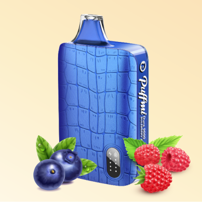 Электронная сигарета Puffmi Dura 9000 Blueberry Raspberry (Клубника Малина) 2% 9000 затяжек