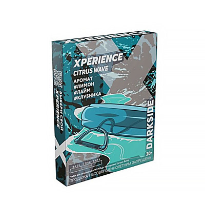 Табак для кальяна Darkside Xperience Citrus Wave (Лимон Лайм Клубника) 30 г