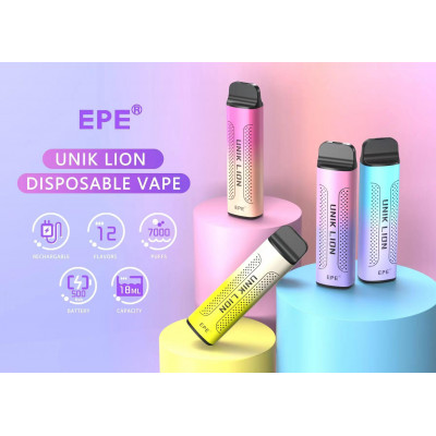 Электронная сигарета EPE 7000 Unic Lion Peach ice