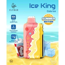 Электронная сигарета Elf Bar Ice King Cola Ice (Кола со льдом) 5% 40000 затяжек