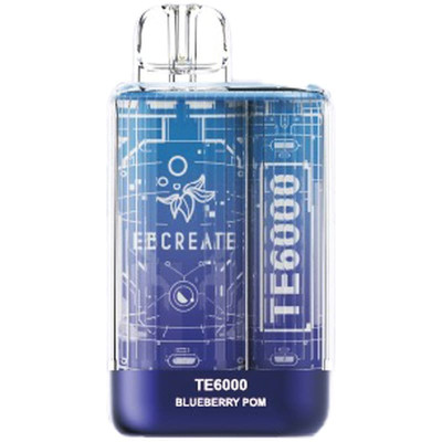 Электронная сигарета Elf Bar TE6000 Blueberry Pom (Черника гранат) 5% 6000 затяжек