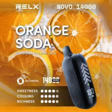 Электронная сигарета RELX NOVO 14000 Orange Soda (Апельсиновая газировка) 3% 14000 затяжек