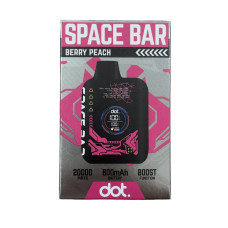 Электронная сигарета Dot Space Bar Berry Peach (Голубая Малина) 5% 20000 затяжек