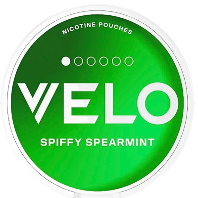 Снюс VELO Bright Spearmint 14 г 10.9 мг/г (сладкая мята и ментол, безтабачный, тонкий)