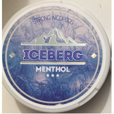 Снюс Iceberg Menthol Strong 100 мг/г (бестабачный, тонкий)