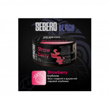 Табак для кальяна Sebero Black 25г - Strawberry Banana (Клубника банан)