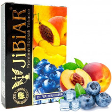 Табак для кальяна Jibiar Ice Peach Blueberry (Лед Персик Черника) 50 гр