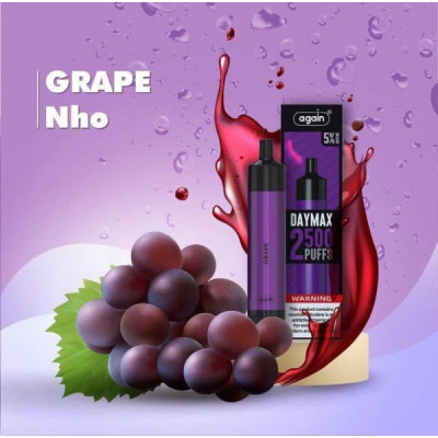 Электронная сигарета Again Grape (Виноград) 5% 2500 затяжек