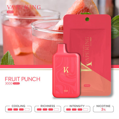 Электронная сигарета VAPEKING Zero 3000 затяжек - Fruit Punch