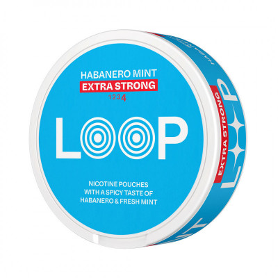 Снюс Loop Habanero Mint Extra Strong 20 мг/г (бестабачный, тонкий)