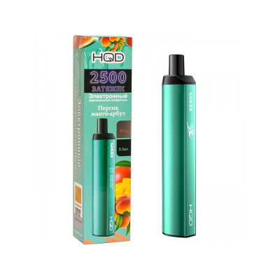 Электронная сигарета HQD MAXX Mango Peach Watermelon (Персик Манго Арбуз) 2% 2500 затяжек