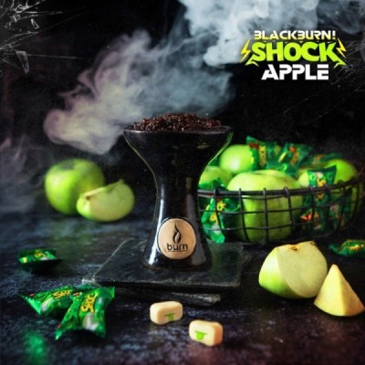 Табак для кальяна Black Burn Apple Shock (Кислое яблоко) 25 г