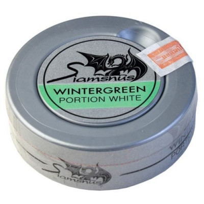 Снюс Siamsnus Wintergreen Portion 16 мг/г (табачный, толстый)