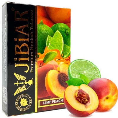 Табак для кальяна Jibiar Lime Peach (Лайм Персик) 50 гр