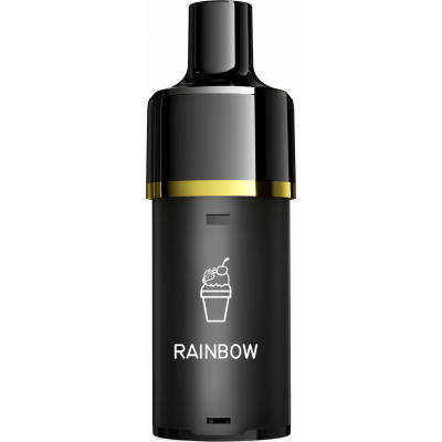 Картридж HQD LUX Rainbow (Клубничный милкшейк) 2% 1500 затяжек