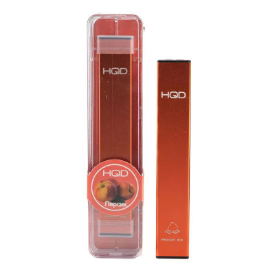 Электронная сигарета HQD Ultra Stick Peach Ice (Персик) 2% 500 затяжек