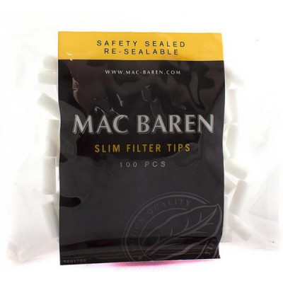 Фильтры для самокруток Mac Baren Slim 100 шт