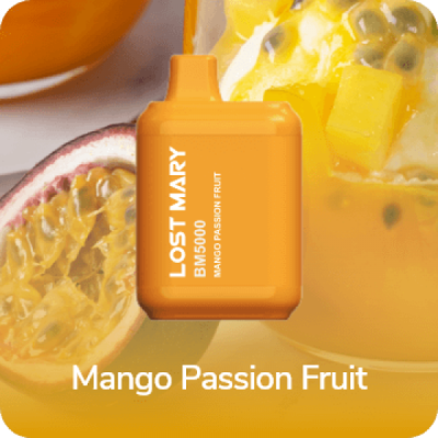 Электронная сигарета Lost Mary BM5000 Mango Passion Fruit (Манго Маракуйя) 2% 5000 затяжек