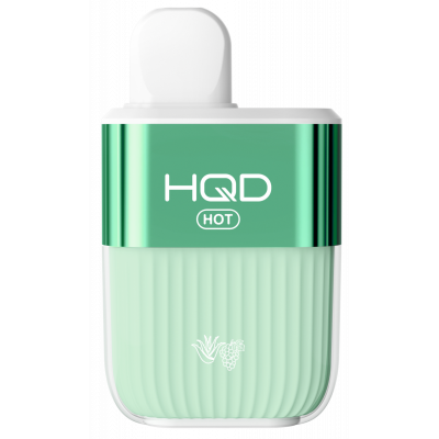 Электронная сигарета HQD HOT Grape Aloe (Виноград Алоэ) 2% 5000 затяжек