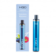 Электронная сигарета HQD Cuvie Plus Blueberry Raspberry (Черника Малина) 2% 1200 затяжек