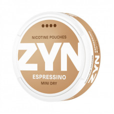 Снюс ZYN Espressino Mini Dry 8 мг/г (бестабачный, тонкий)