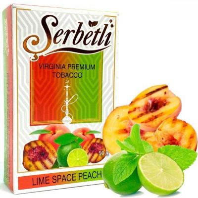 Табак для кальяна Serbetli Lime Spice Peach 50 gr