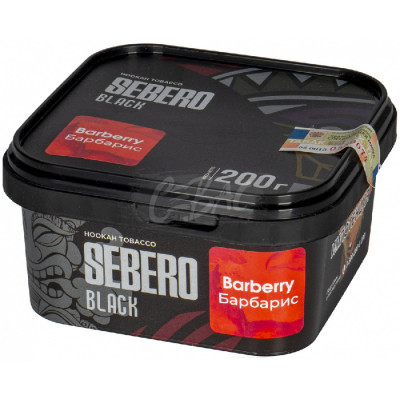 Табак для кальяна Sebero BLACK Barberry - Барбарис 200гр