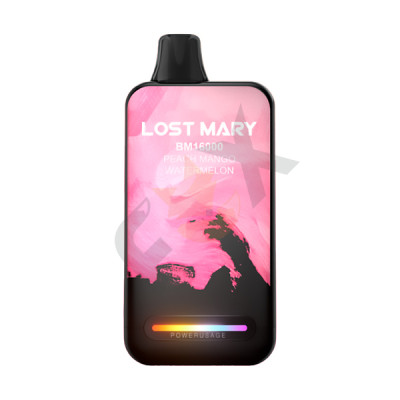 Электронная сигарета Lost Mary BM16000 Mango Peach Watermelon (Персик Манго Арбуз) 2% 16000 затяжек