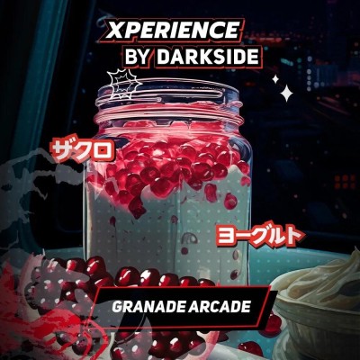 Табак для кальяна Darkside Xperience Granade Arcade (Йогурт Гранат) 30 г