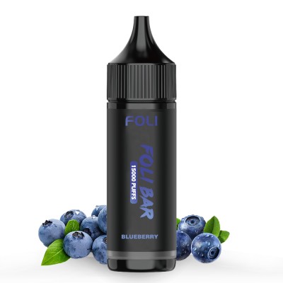 Электронная сигарета FOLI BAR Blueberry (Голубика) 3% 15000 затяжек