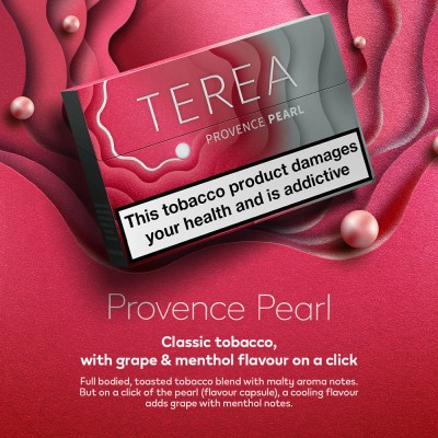 Табачные стики TEREA IQOS ILUMA Provence Pearl (с кнопкой). Только для устройства Iluma