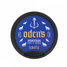 Снюс Oden's Lakrits Portion (Liquorice) 18 г 9 мг/г (табачный, толстый)