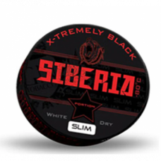 Снюс Siberia -80 Degrees Black White Dry Slim 13 г 43 мг/г (табачный, тонкий)