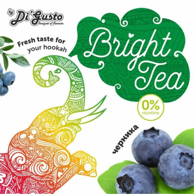 Табак для кальяна Bright Tea 50 гр Черника (без никотина)