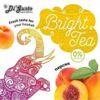 Табак для кальяна Bright Tea 50 гр Персик (без никотина)