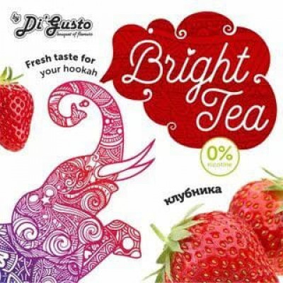 Табак для кальяна Bright Tea 50 гр Клубника (без никотина)