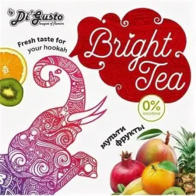 Табак для кальяна Bright Tea 50 гр Мульти фрукты (без никотина)